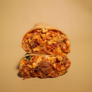Machaca Breakfast Burrito
